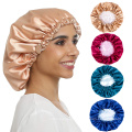 Custom Silk Double Layer Soft Sleep Satin Bonnets